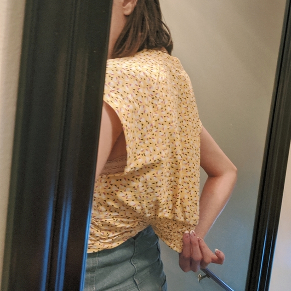 Free People Floral Crop Top - Picture 4 of 4